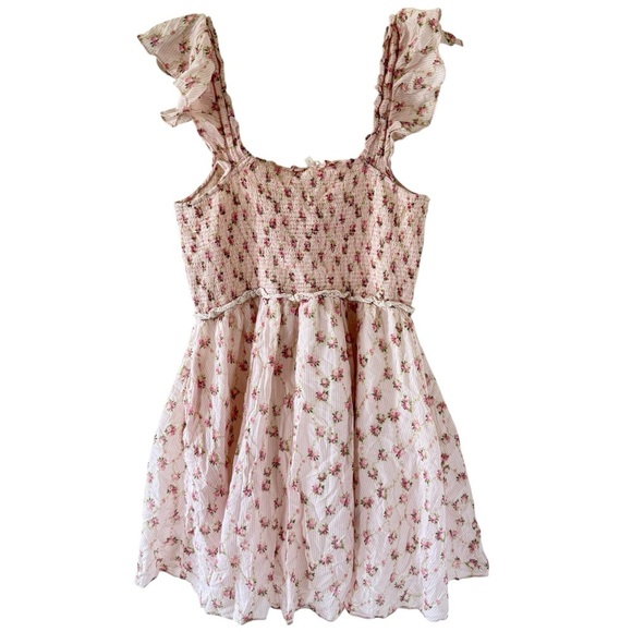 LoveShackFancy Sunshine Dress in Cherry Kisses - Picture 4 of 11